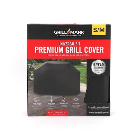 Grill Mark Grill Mark Black Grill Cover For Universal 07422ACE